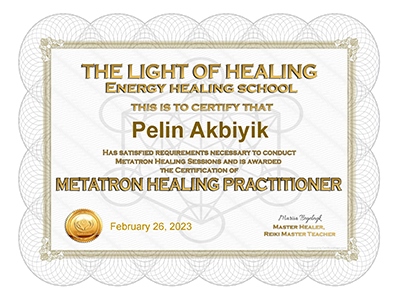 Pelin Metatron Certificate