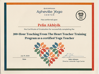 Pelin Yoga Teacher Certification